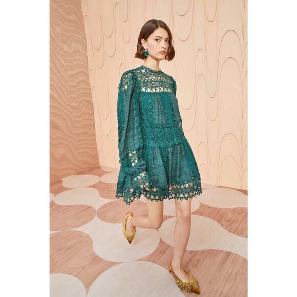 Ulla Johnson lata dress cypress US0 - Picture 1 of 7